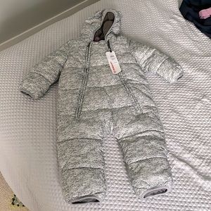 Hooded snow suit